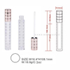 New Round Lip Gloss Tube Empty Tube Transparent Lip Glaze Tube Large Brush Lip Gloss Tube Wholesale Lip Glaze Bottle Lip Gloss Empty Tube