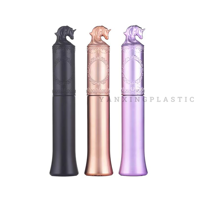 Rose Gold Unicorn Mascara Tube 10ml Eyelash Tube Plastic Empty Tube Cosmetics Packaging Materials Wholesale