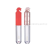 Transparent Lip Gloss Tube Round Tube Unicorn Packaging Material Injection Molding Diy Lip Balm Tube Makeup Packaging Material Lip Glaze Empty Tube