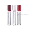 Fashion Lip Glaze Tube Injection Molding Transparent Round Tube Lip Gloss Tube Empty Tube Makeup Packaging Material Simple Cosmetic Packaging Wholesale