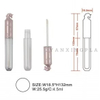 Transparent Lip Gloss Tube Round Tube Unicorn Packaging Material Injection Molding Diy Lip Balm Tube Makeup Packaging Material Lip Glaze Empty Tube