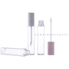 Manufacturer Customized Lip Gloss Tube Square Pink Lip Glaze Empty Tube Cosmetic Packaging Material DIY Transparent Cosmetic Packaging Bottle