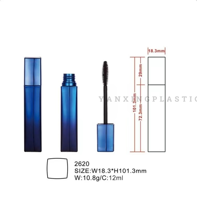 Manufacturer Customized Cosmetic Packaging Material Empty Tube Eyelash Growth Liquid Tube Round Eyelash Tube Empty Tube