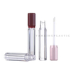 Fashion Lip Glaze Tube Injection Molding Transparent Round Tube Lip Gloss Tube Empty Tube Makeup Packaging Material Simple Cosmetic Packaging Wholesale